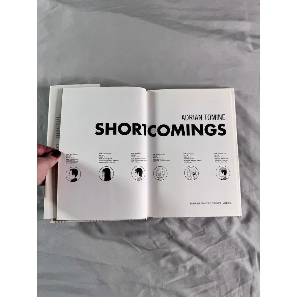 Shortcomings - Hardcover by Adrian Tomine Graphic Novel
